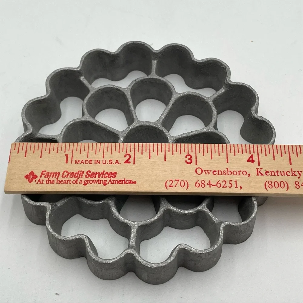 Vintage Rossettes Cookie Irons Christmas Tree Bunny Flowers No Handle 6pcs